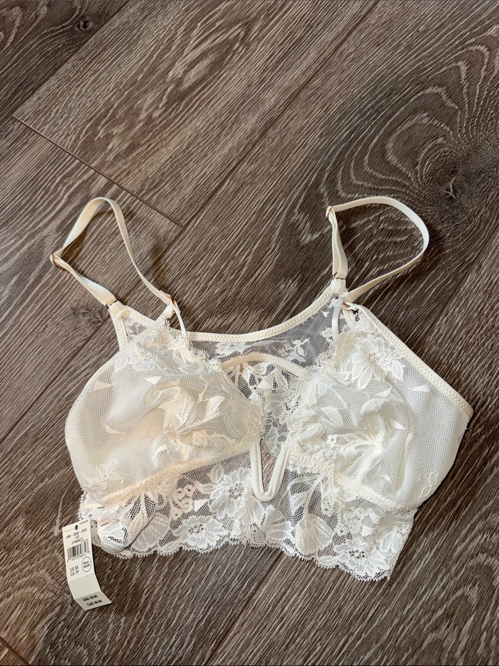 aerie Lace Bralette in Ivory Cream